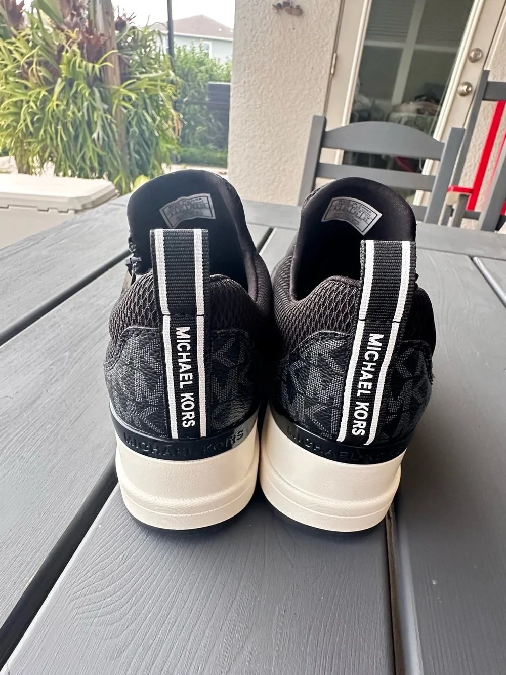 MICHAEL Michael Kors Willis Wedge Trainers Sz 4 New